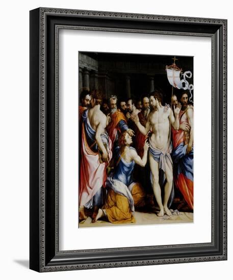 Incredulity of St. Thomas-Francesco Salviati-Framed Giclee Print