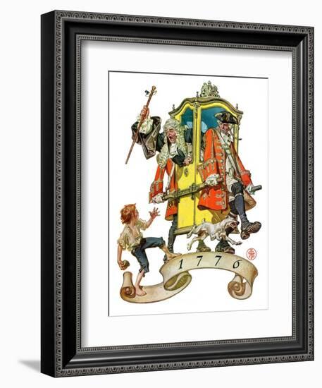 "Independant Action,"June 30, 1928-Joseph Christian Leyendecker-Framed Giclee Print