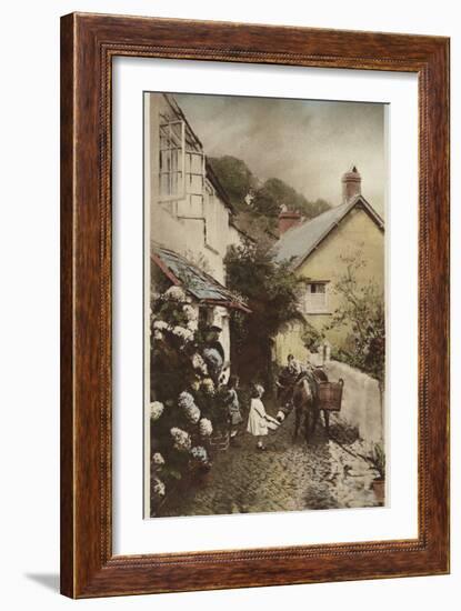 Independant Street, Clovelly, Devon-null-Framed Photographic Print