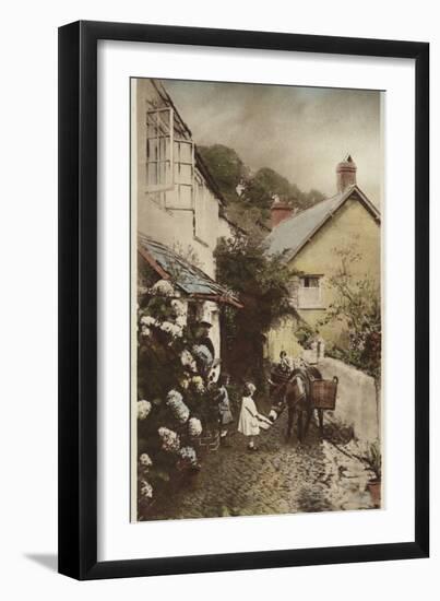 Independant Street, Clovelly, Devon-null-Framed Photographic Print