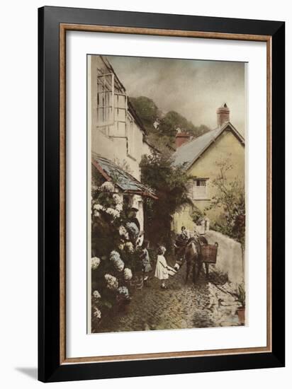 Independant Street, Clovelly, Devon-null-Framed Photographic Print