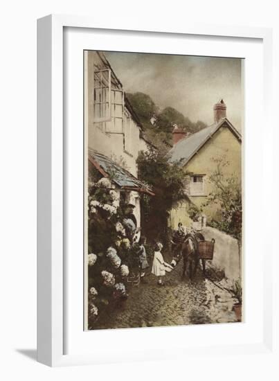 Independant Street, Clovelly, Devon-null-Framed Photographic Print