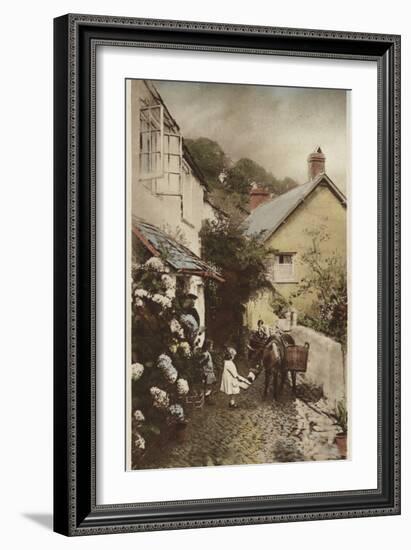 Independant Street, Clovelly, Devon-null-Framed Photographic Print