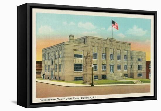 Independece County Courthouse, Batesville, Arkansas-null-Framed Stretched Canvas