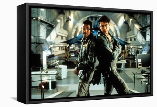 Independence Day De Roland Emmerich Avec Will Smith Et Jeff Goldblum, 1996-null-Framed Stretched Canvas