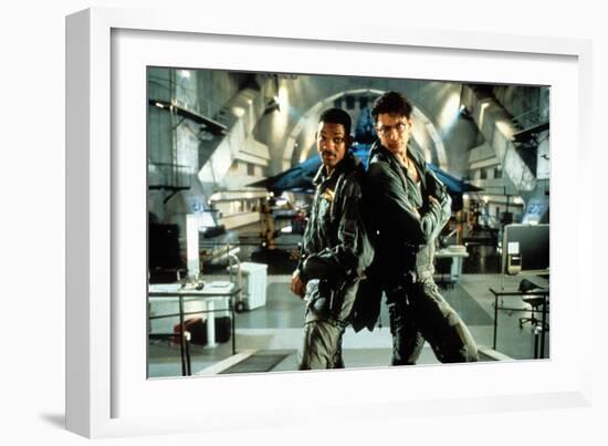 Independence Day De Roland Emmerich Avec Will Smith Et Jeff Goldblum, 1996-null-Framed Photo