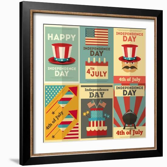 Independence Day-elfivetrov-Framed Art Print