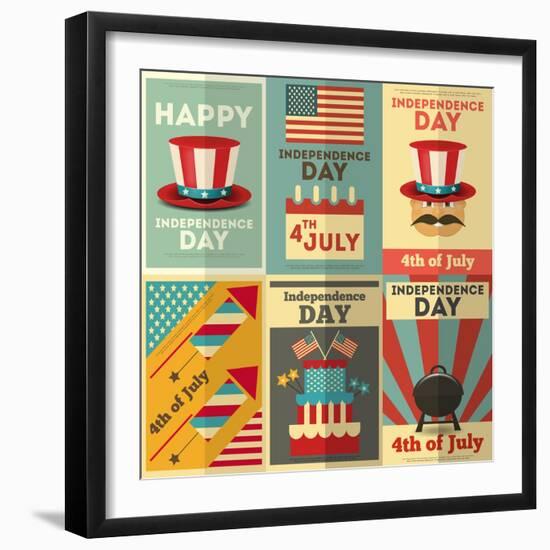 Independence Day-elfivetrov-Framed Art Print