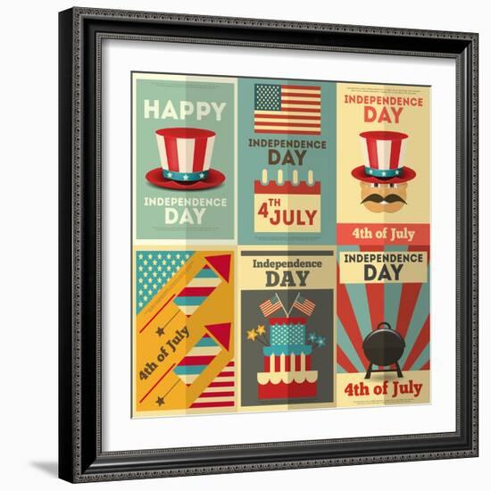 Independence Day-elfivetrov-Framed Art Print