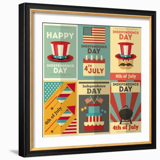 Independence Day-elfivetrov-Framed Art Print