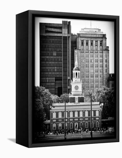 Independence Hall and Pennsylvania State House Buildings, Philadelphia, Pennsylvania, US-Philippe Hugonnard-Framed Premier Image Canvas