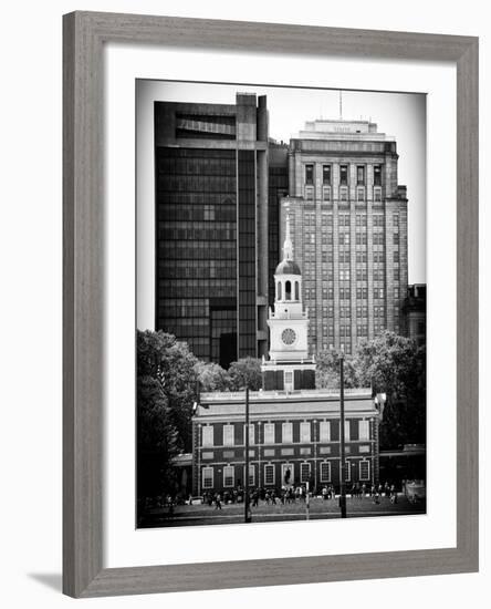 Independence Hall and Pennsylvania State House Buildings, Philadelphia, Pennsylvania, US-Philippe Hugonnard-Framed Photographic Print