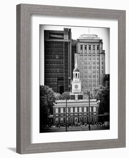 Independence Hall and Pennsylvania State House Buildings, Philadelphia, Pennsylvania, US-Philippe Hugonnard-Framed Photographic Print