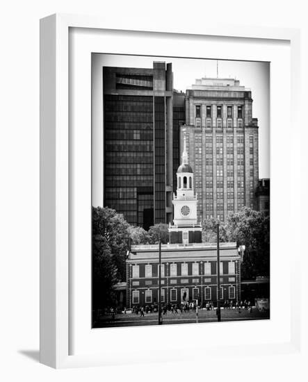 Independence Hall and Pennsylvania State House Buildings, Philadelphia, Pennsylvania, US-Philippe Hugonnard-Framed Photographic Print