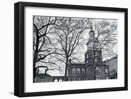 Independence Hall (horizontal)-Erin Clark-Framed Art Print