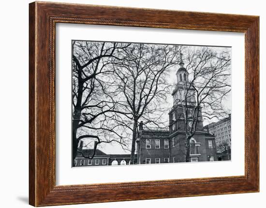 Independence Hall (horizontal)-Erin Clark-Framed Art Print