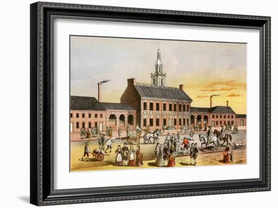 Independence Hall in Philadelphia-null-Framed Giclee Print