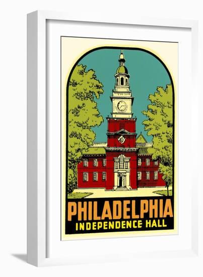 Independence Hall, Philadelphia, Decal-null-Framed Art Print