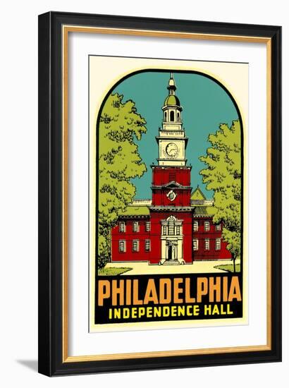 Independence Hall, Philadelphia, Decal-null-Framed Art Print