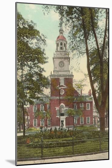 Independence Hall, Philadelphia, Pennsylvania-null-Mounted Art Print