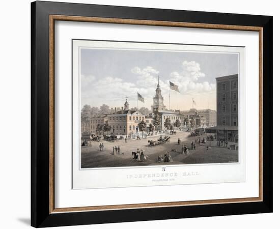 Independence Hall-null-Framed Giclee Print