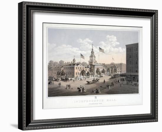 Independence Hall-null-Framed Giclee Print