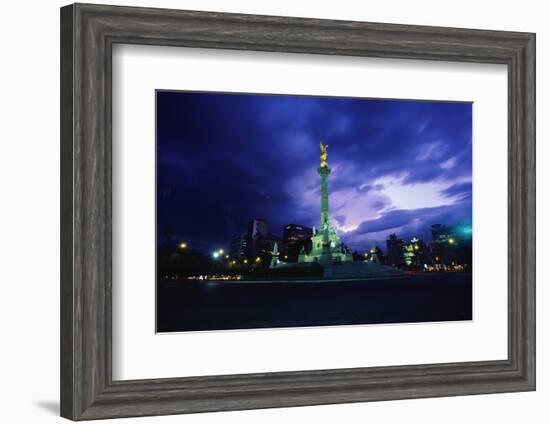 Independence Monument in Mexico City-Randy Faris-Framed Photographic Print