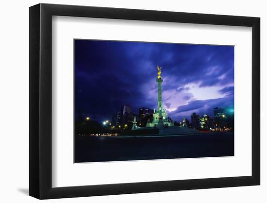 Independence Monument in Mexico City-Randy Faris-Framed Photographic Print