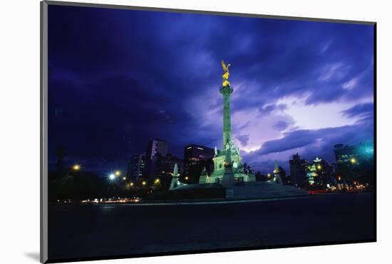 Independence Monument in Mexico City-Randy Faris-Mounted Photographic Print