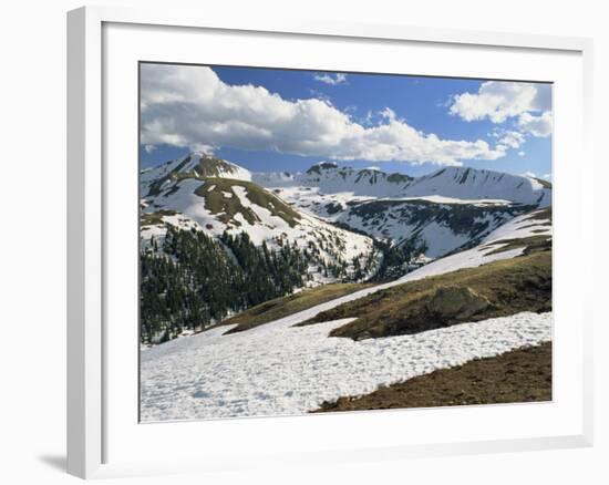 Independence Pass in the Sawatch Mountains, Part of the Rockies, in Aspen, Colorado, USA-Westwater Nedra-Framed Photographic Print