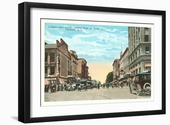 Independence Square, Charlotte, North Carolina-null-Framed Art Print