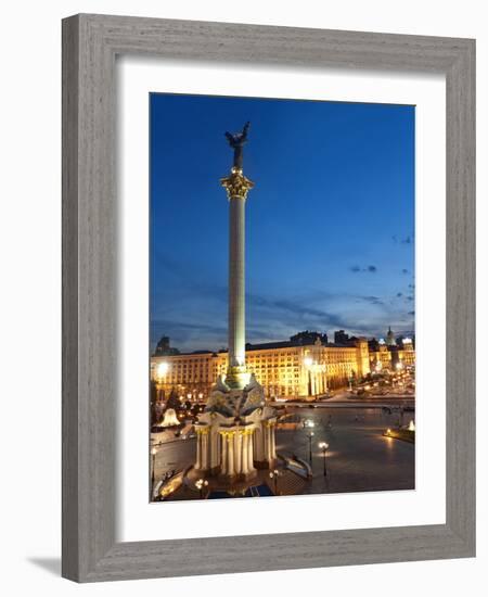 Independence Square, Maidan, Kiev, Ukraine, Europe-Graham Lawrence-Framed Photographic Print