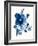 Independent Blooms Blue I-Shirley Novak-Framed Art Print