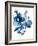 Independent Blooms Blue IV-Shirley Novak-Framed Art Print