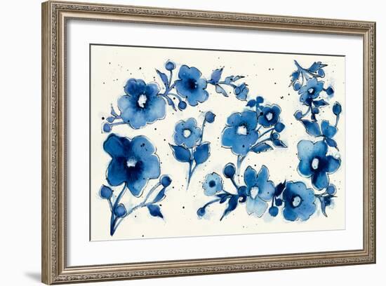 Independent Blooms Element V-Shirley Novak-Framed Art Print