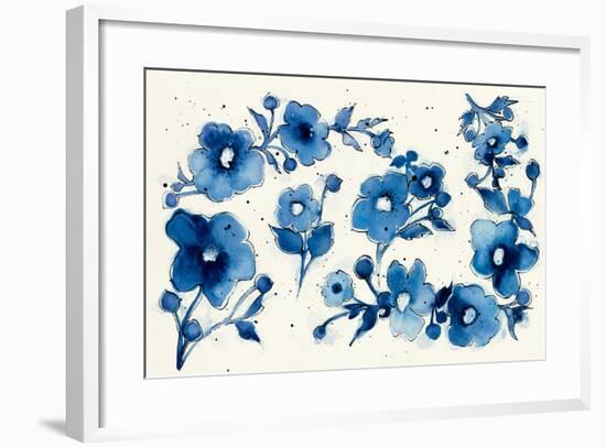 Independent Blooms Element V-Shirley Novak-Framed Art Print