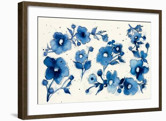 Independent Blooms Element V-Shirley Novak-Framed Art Print