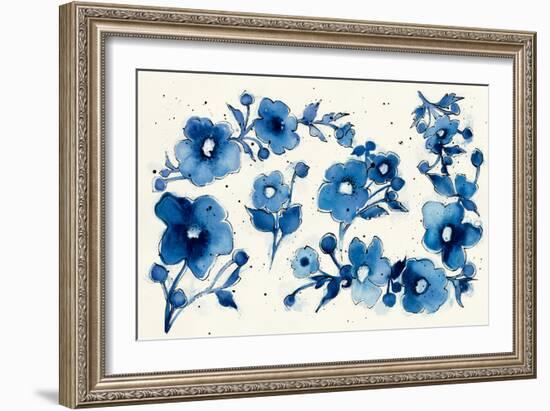 Independent Blooms Element V-Shirley Novak-Framed Art Print