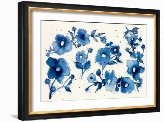 Independent Blooms Element V-Shirley Novak-Framed Art Print