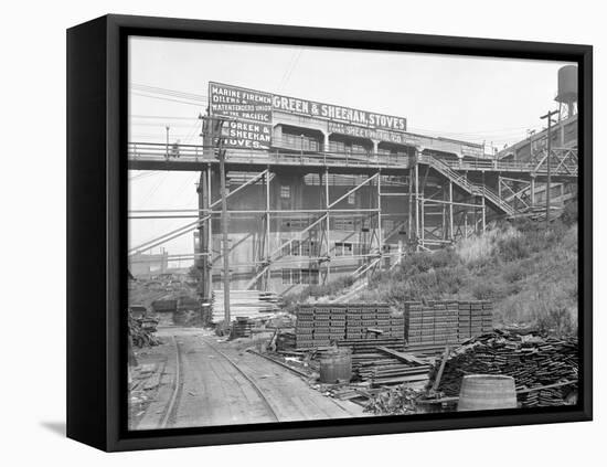 Independent Sheet Metal Co., Seattle, 1917-Ashael Curtis-Framed Premier Image Canvas