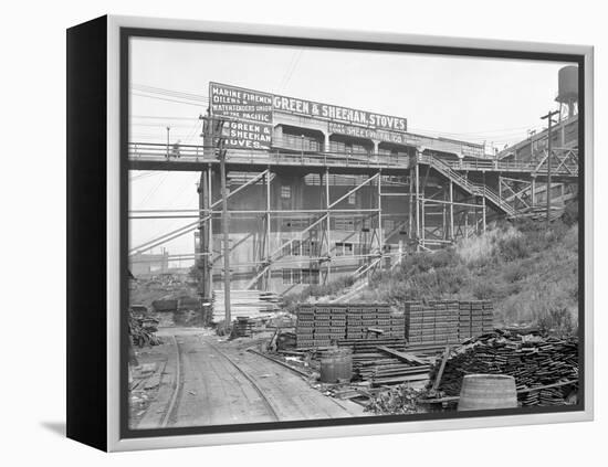 Independent Sheet Metal Co., Seattle, 1917-Ashael Curtis-Framed Premier Image Canvas