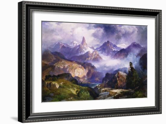 Index Peak, Yellowstone National Park, 1914-Thomas Moran-Framed Premium Giclee Print