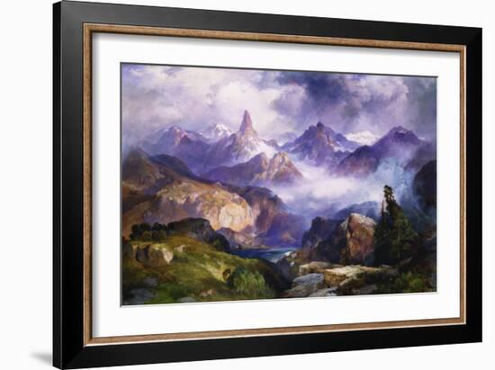 Index Peak, Yellowstone National Park-Thomas Moran-Framed Giclee Print