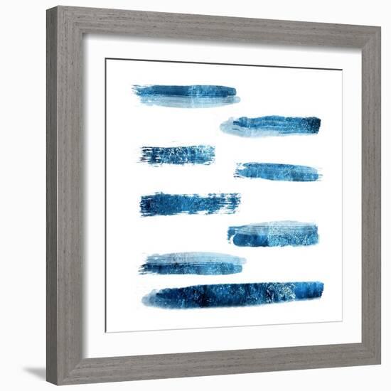 Indi Abstract Foil 2-Sheldon Lewis-Framed Art Print