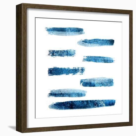 Indi Abstract Foil 2-Sheldon Lewis-Framed Art Print