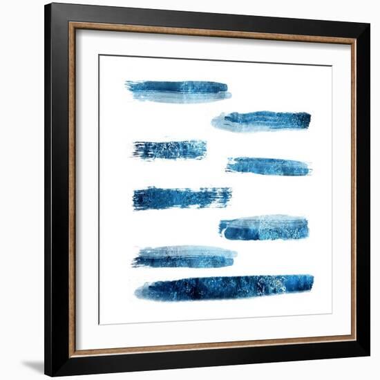 Indi Abstract Foil 2-Sheldon Lewis-Framed Art Print