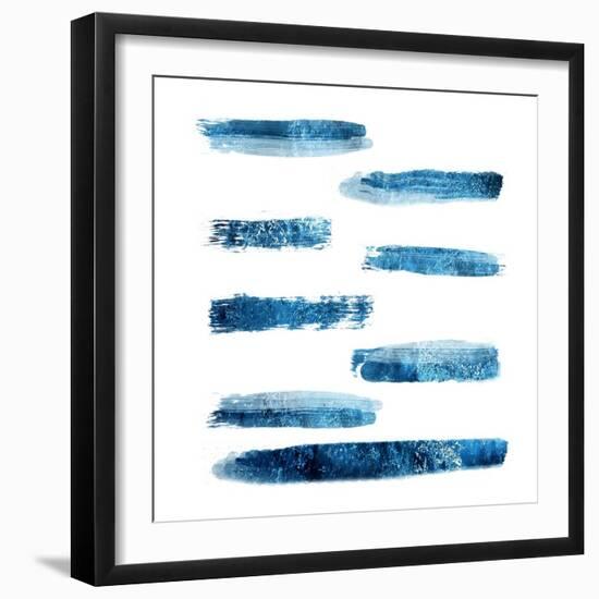 Indi Abstract Foil 2-Sheldon Lewis-Framed Art Print