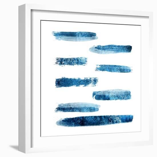 Indi Abstract Foil 2-Sheldon Lewis-Framed Art Print