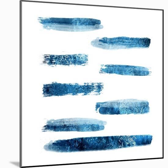 Indi Abstract Foil 2-Sheldon Lewis-Mounted Art Print