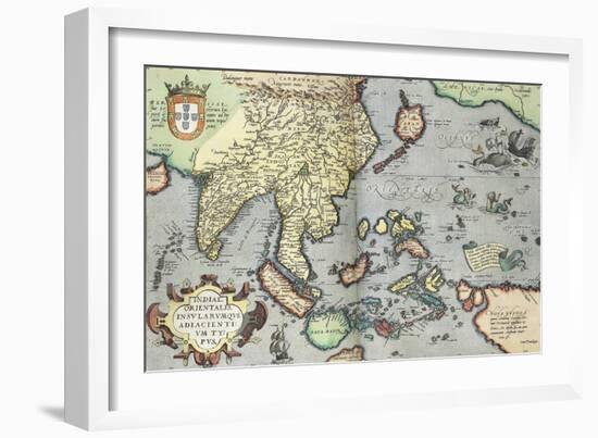 India, 1592-Abraham Ortelius-Framed Giclee Print